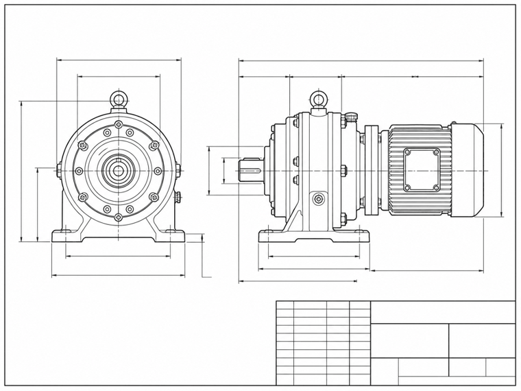 Sumitomo Paramax 9045 — Dimensional
